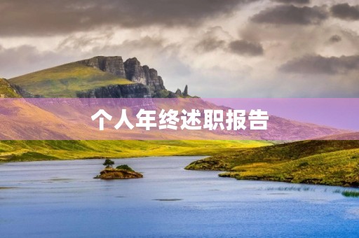 个人年终述职报告(七篇)