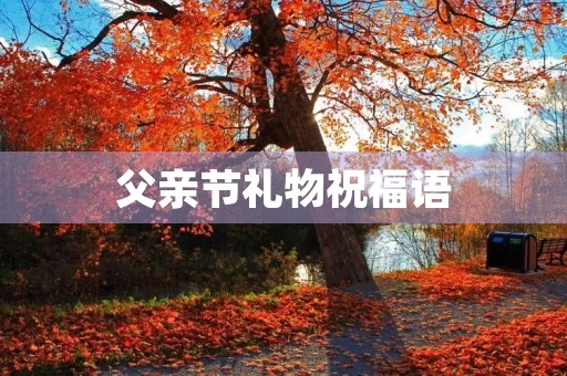 父亲节礼物祝福语
