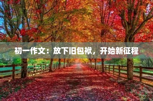 初一作文：放下旧包袱，开始新征程