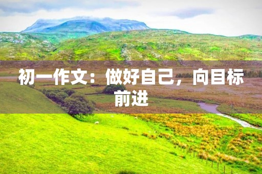 初一作文：做好自己，向目标前进
