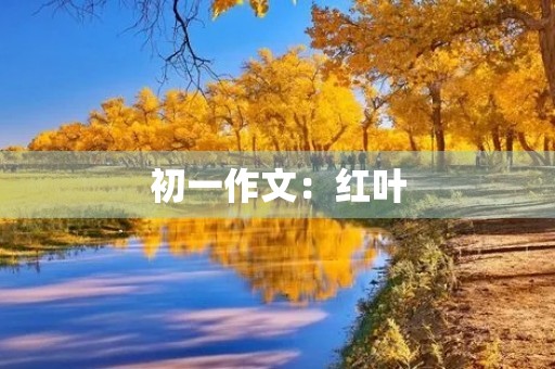 初一作文：红叶