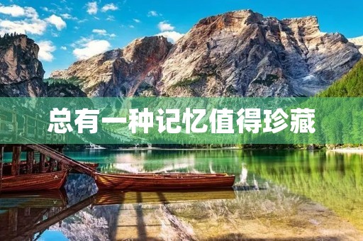 总有一种记忆值得珍藏