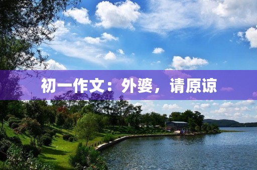初一作文：外婆，请原谅
