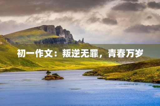 初一作文：叛逆无罪，青春万岁