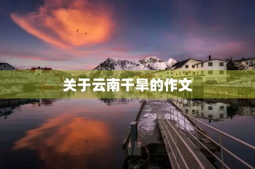 关于云南干旱的作文 关于云南干旱的作文