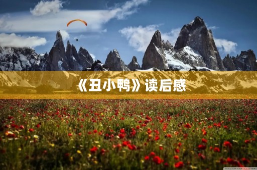 《丑小鸭》读后感 《丑小鸭》读后感