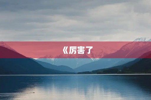 《厉害了，我的国》观后感800字