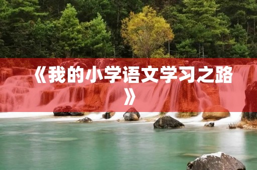 《我的小学语文学习之路》 《我的小学语文学习之路》