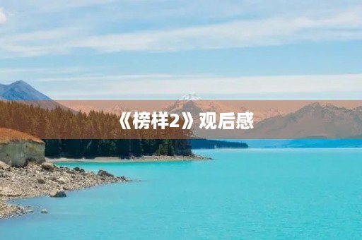 《榜样2》观后感 《榜样2》观后感