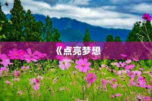 《点亮梦想，追逐成功》