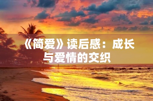 《简爱》读后感：成长与爱情的交织