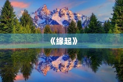 《缘起》
