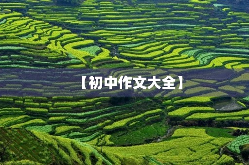 【初中作文大全】