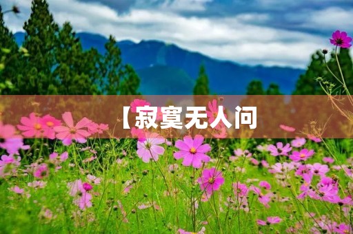 【寂寞无人问,心事自己承】- qq伤感日志大全 【寂寞无人问,心事自己承】- qq伤感日志大全