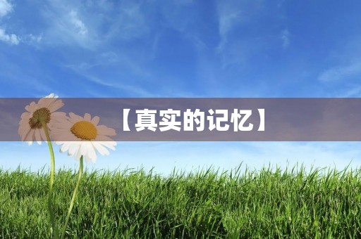 【真实的记忆】