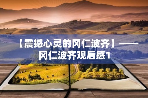 【震撼心灵的冈仁波齐】——冈仁波齐观后感1