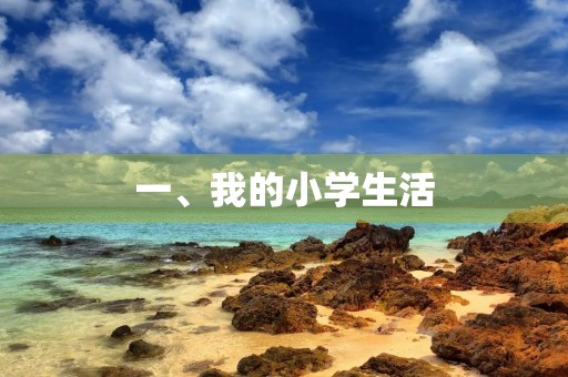 一、我的小学生活
