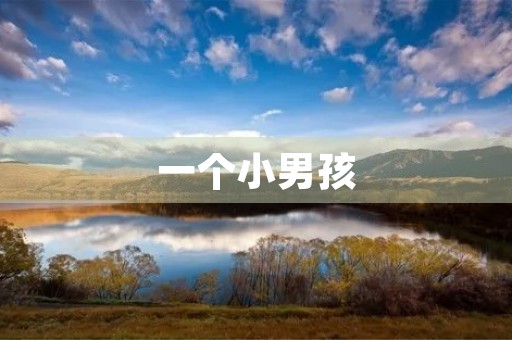 一个小男孩