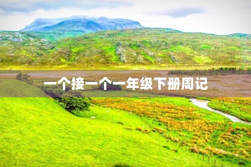 一个接一个一年级下册周记