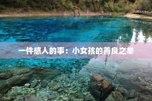 一件感人的事:小女孩的善良之举 一件感人的事:小女孩的善良之举