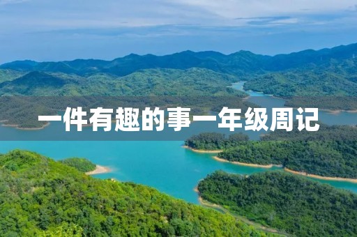 一件有趣的事一年级周记