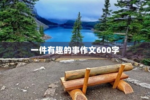 一件有趣的事作文600字 一件有趣的事作文600字