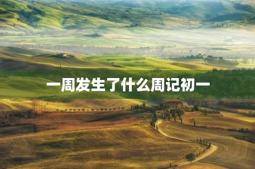一周发生了什么周记初一