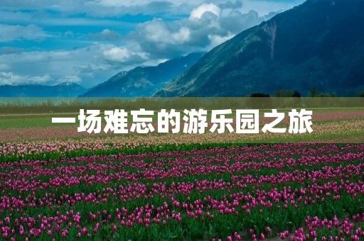 一场难忘的游乐园之旅 一场难忘的游乐园之旅