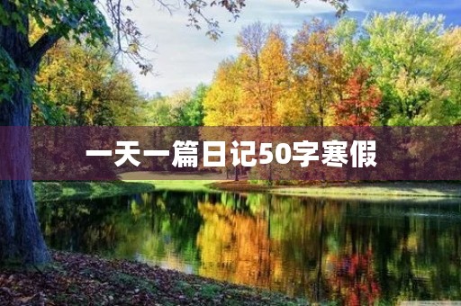 一天一篇日记50字寒假