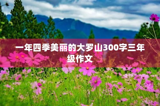 一年四季美丽的大罗山300字三年级作文