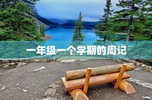 一年级一个学期的周记