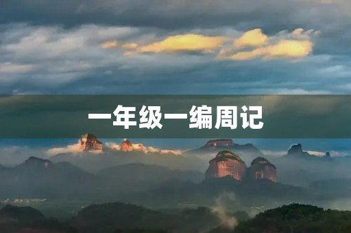 一年级一编周记 一年级一编周记