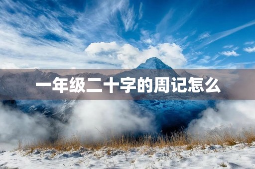 一年级二十字的周记怎么