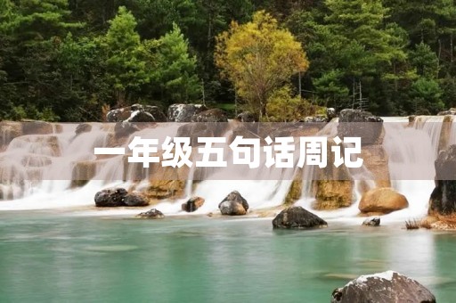 一年级五句话周记