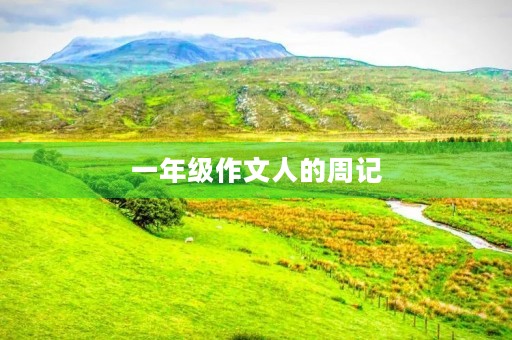 一年级作文人的周记