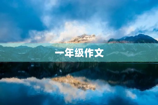 一年级作文 一年级作文