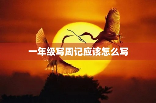 一年级写周记应该怎么写 一年级写周记应该怎么写