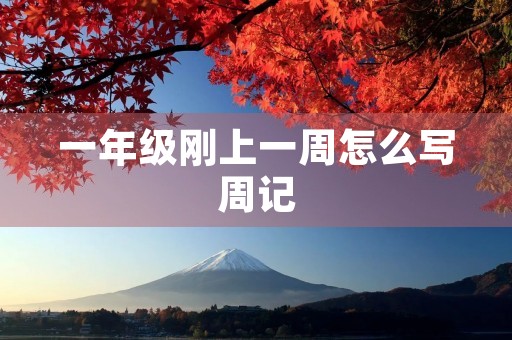 一年级刚上一周怎么写周记 一年级刚上一周怎么写周记