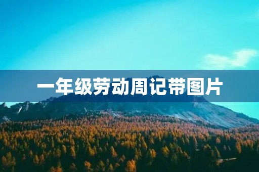 一年级劳动周记带图片 一年级劳动周记带图片
