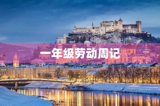 一年级劳动周记
