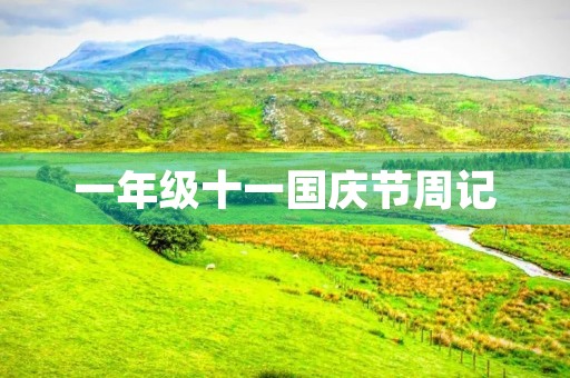 一年级十一国庆节周记