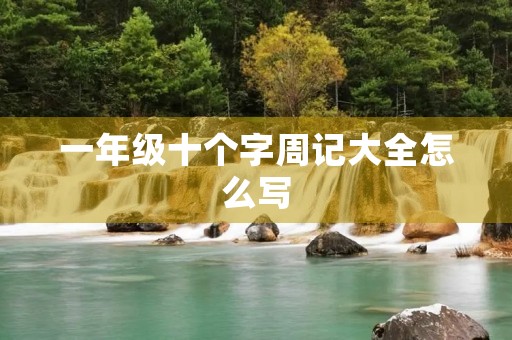一年级十个字周记大全怎么写