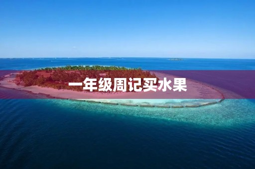 一年级周记买水果