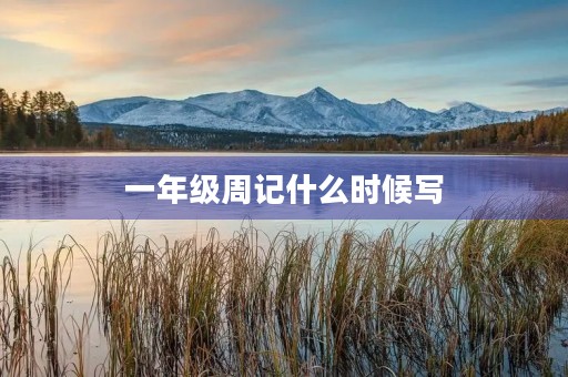 一年级周记什么时候写