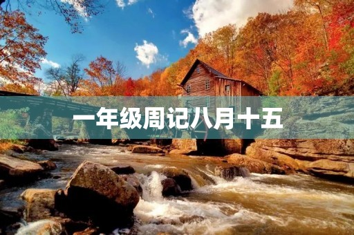 一年级周记八月十五