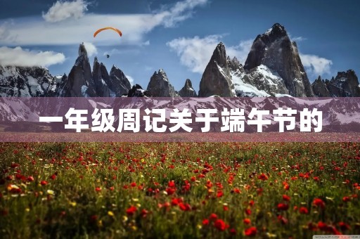 一年级周记关于端午节的 一年级周记关于端午节的
