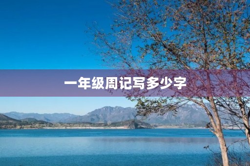 一年级周记写多少字 一年级周记写多少字