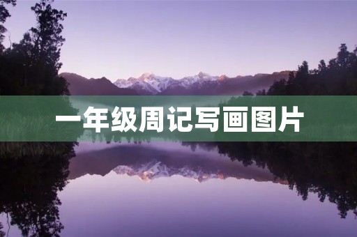 一年级周记写画图片 一年级周记写画图片