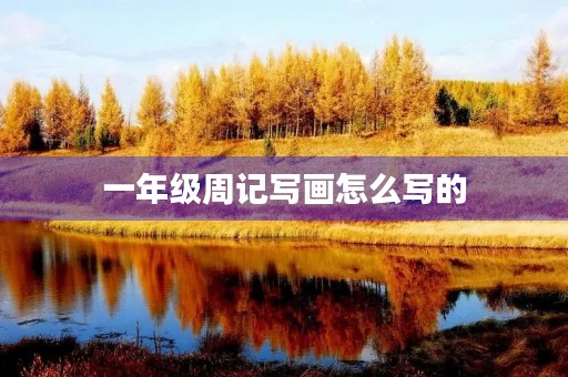 一年级周记写画怎么写的