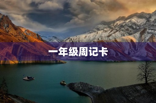 一年级周记卡 一年级周记卡